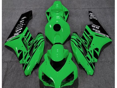Vert Brillant Flamme 04-05 CBR1000RR Carénage Moto