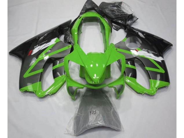 Vert Brillant & Gris 04-07 CBR600 F4i Carénage Moto