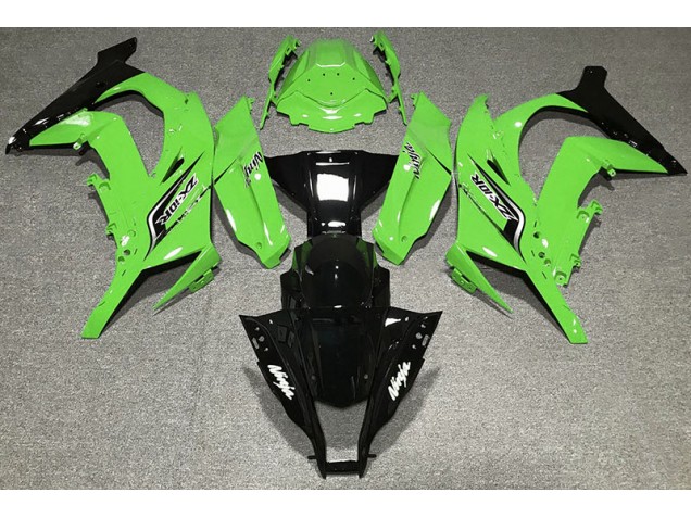 Vert Brillant & Logos 11-15 ZX10R Carénage Moto
