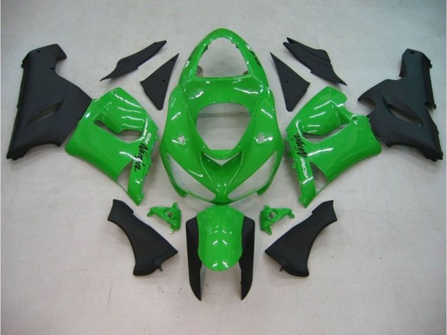Vert Brillant Mat 05-06 ZX6R Carénage Moto