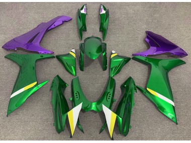 Vert Brillant & Violet 11-24 GSXR 600-750 Carénage Moto