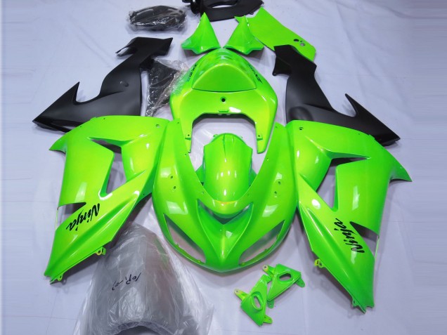 Vert Citron 06-07 ZX10R Carénage Moto