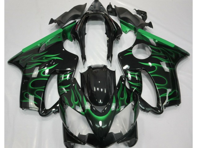 Vert Clair Flamme 04-07 CBR600 F4i Carénage Moto