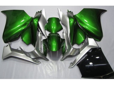 Vert Foncé & Argent 10-13 VFR1200 Carénage Moto