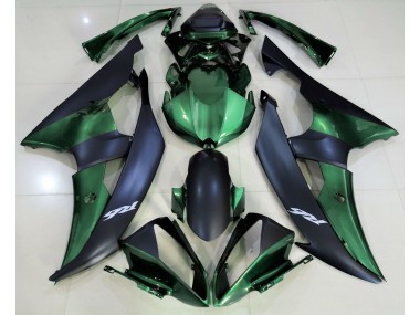 Vert Forêt & Noir Mat 08-16 R6 Carénage Moto