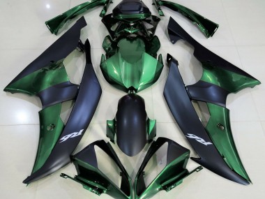 Vert Forêt & Noir Mat 08-16 R6 Carénage Moto