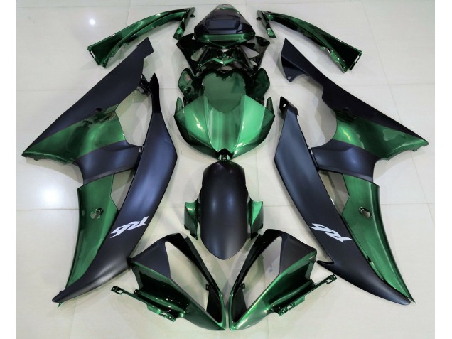 Vert Forêt & Noir Mat 08-16 R6 Carénage Moto