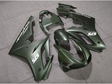 Vert Mat Blanc 09-12 Daytona 675 Carénage Moto