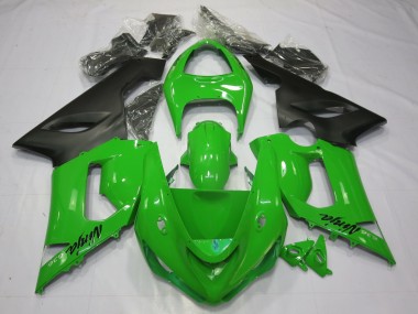 Vert Noir 05-06 ZX6R Carénage Moto
