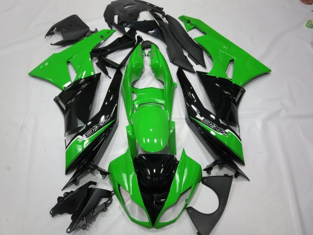 Vert Noir 09-12 ZX6R Carénage Moto