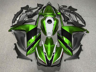 Vert Noir & Blanc 15-18 R3 Carénage Moto