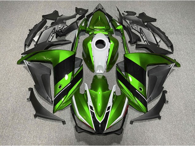 Vert Noir & Blanc 15-18 R3 Carénage Moto