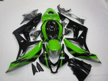 Vert & Noir Vibrants 07-08 CBR600RR Carénage Moto