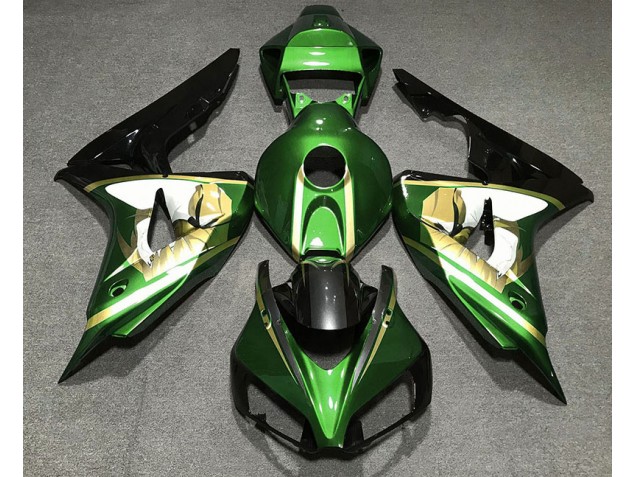 Vert & Or 06-07 CBR1000RR Carénage Moto