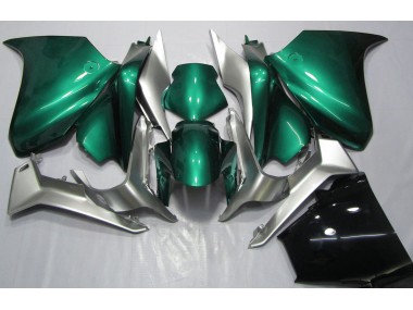 Vert Écume De Mer & Argent 10-13 VFR1200 Carénage Moto