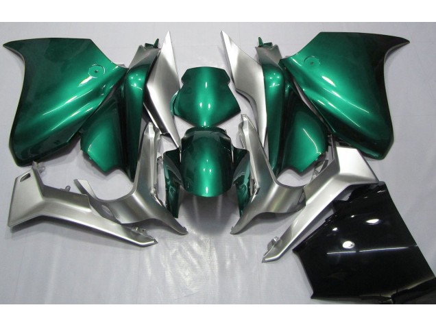 Vert Écume De Mer & Argent 10-13 VFR1200 Carénage Moto