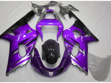 Violet & Argent 01-03 GSXR 600-750 Carénage Moto
