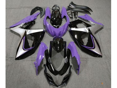Violet Argent & Noir 09-16 GSXR 1000 Carénage Moto