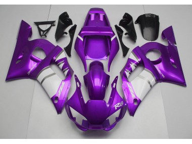 Violet & Blanc 98-02 R6 Carénage Moto