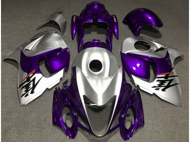 Violet Brillant & Argent 08-20 GSXR 1300 Carénage Moto