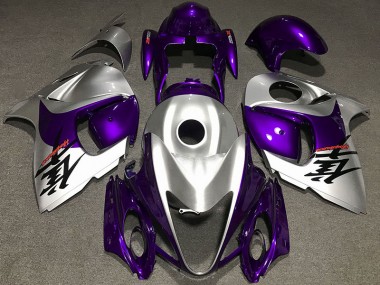 Violet Brillant & Argent 08-20 GSXR 1300 Carénage Moto