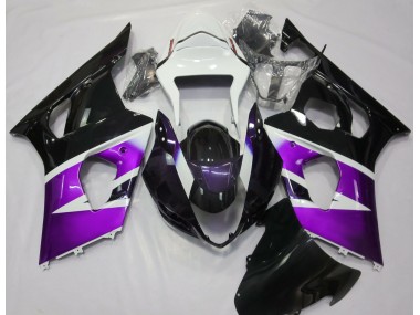 Violet Brillant & Blanc 03-04 GSXR 1000 Carénage Moto