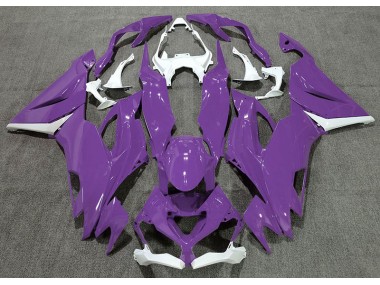Violet Brillant & Blanc 19-23 ZX6R Carénage Moto