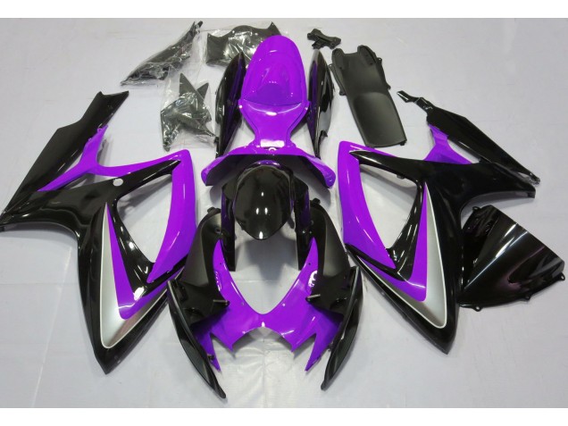 Violet Brillant Débadgé 06-07 GSXR 600-750 Carénage Moto