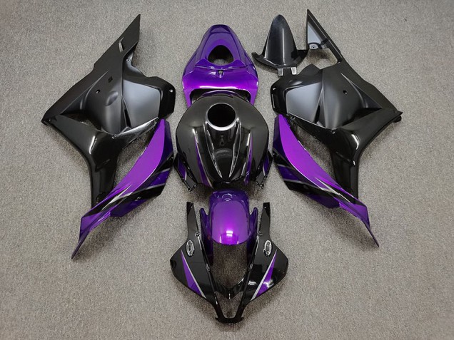 Violet Brillant & Noir 09-12 CBR600RR Carénage Moto