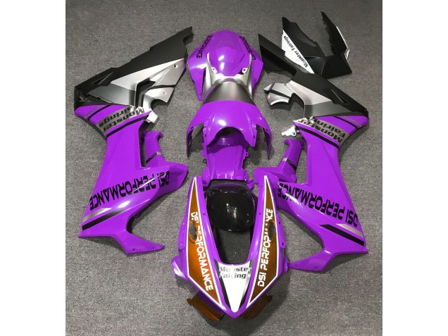 Violet Brillant & Orange 17-23 CBR1000RR Carénage Moto