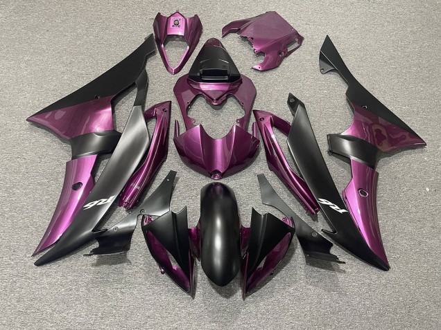 Violet Clair & Noir Mat 08-16 R6 Carénage Moto
