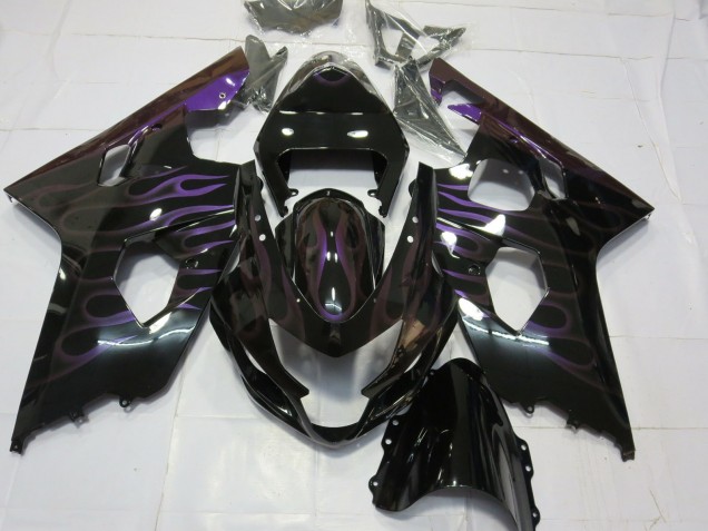 Violet Flamme 04-05 GSXR 600-750 Carénage Moto