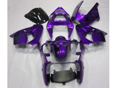 Violet Métallisé 00-02 ZX6R Carénage Moto