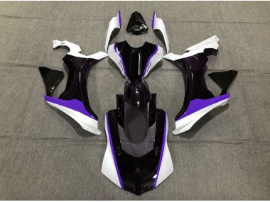 Violet Noir & Blanc 15-19 R1 Carénage Moto