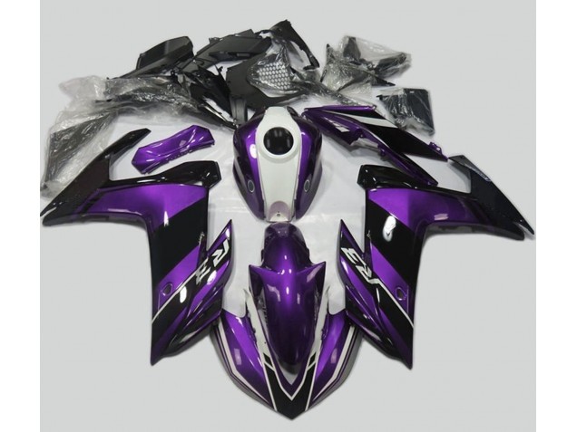 Violet & Noir Brillant 15-18 R3 Carénage Moto