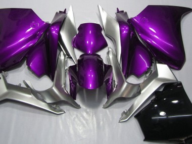 Violet Profond & Argent 10-13 VFR1200 Carénage Moto