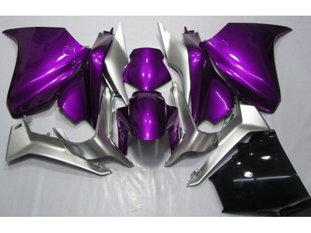 Violet Profond & Argent 10-13 VFR1200 Carénage Moto