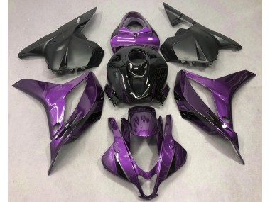 Violet Profond Avec Du Noir 09-12 CBR600RR Carénage Moto