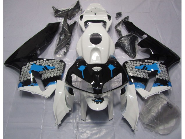 Éclaboussures Bleues 05-06 CBR600RR Carénage Moto